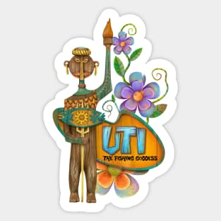 Tiki goddess Sticker